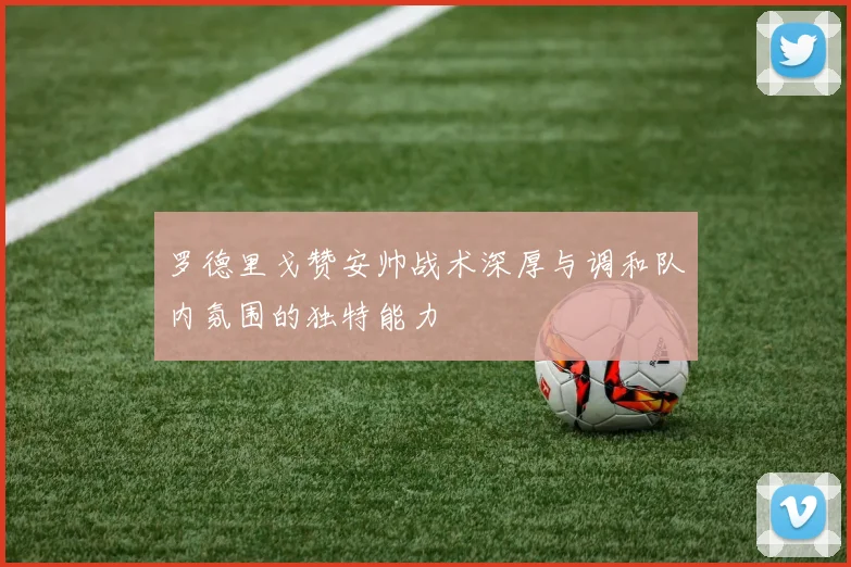 罗德里戈赞安帅战术深厚与调和队内氛围的独特能力